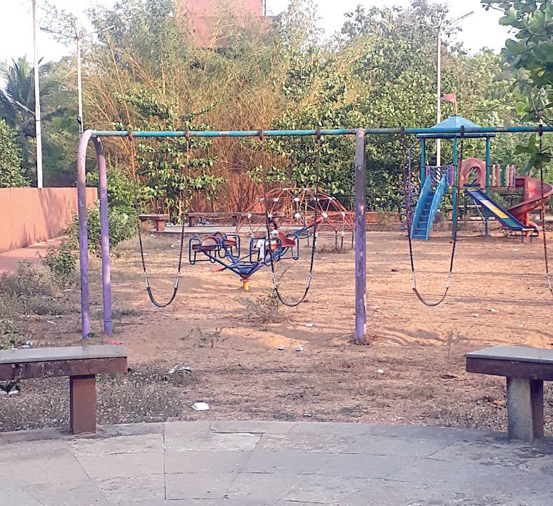 The Goan Everyday Children S Park In Valpoi Town Lies Neglected