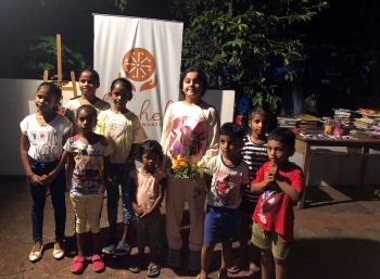 Dubai Goan girl, Goa Sudharop team up for ‘Books for All’ project in Goa