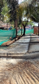 Illegal construction on storm drain sparks outcry in Arpora