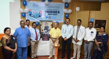 International Nursing Day celebrated at KLES Hospital