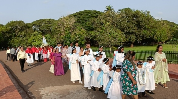 Feast of Our Lady of Three Necessities celebrated at Old Goa