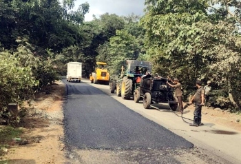 ﻿Repairs taken up on Karnataka section of Belagavi-Goa highway
