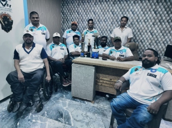 ﻿Goa runners-up in wheelchair cricket series