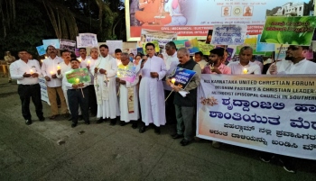 Christians in Belagavi pray for victims of Pahalgam attacks