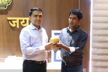 Siolim youth tastes success with exotic Miyakazi mango