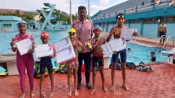 ﻿RCC Fatorda swimmers win 11 medals at All Goa swimming competition