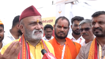 ﻿Sri Ram Sene founder Pramod Muthalik makes first public appearance in Goa after ban lifted