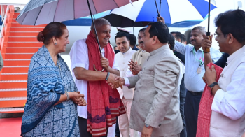 ﻿Vice-President Jagdeep Dhankhar arrives in Goa for three-day visit