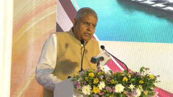 VP Dhankhar says peace is essential for India's growth