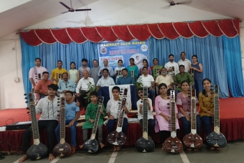 ﻿Samraat Club Mayem holds  sitar vadan workshop