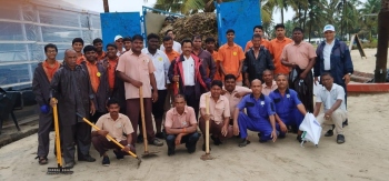 ﻿Holiday Inn Resort conducts beach clean-up drive at Mobor