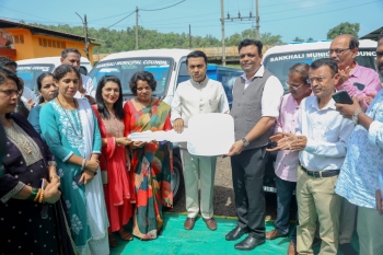 Molbio donates electric waste vehicles to boost Sanquelim’s clean-up drive