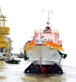 GSL launches 5th Fast Patrol Vessel ‘Achal’