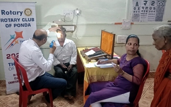 ﻿Free eye checkup camp held at Azmane HS, Neura