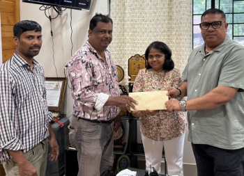 Cavelossim p’yat extends aid to family affected by house damage