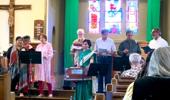 Global Goenkars focus on refugee crisis at interfaith event in US