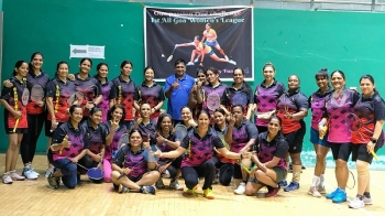 ﻿Women's Badminton League held at Campal