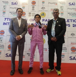 ﻿Goa’s Sakshi wins 2 bronze medals at Indian Open Para Athletics International Championship 2025
