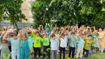 Van Mahotsav: Vasco MLA and students plant trees together