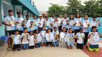 ﻿Margao RCC dominates Goa State Swimming C'ship with 93 medals