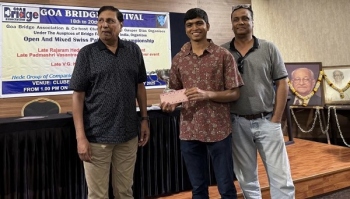 ﻿Johanne Pinto becomes youngest winner at the Goa Bridge Festival