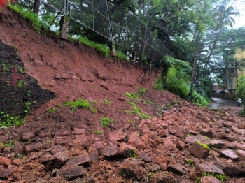 Mapusa school compound wall collapses for third time in 3 yrs