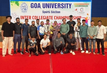 ﻿MES’s Vasant Joshi College clinch third straight title in taekwondo