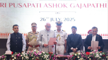 ﻿Pusapati Ashok Gajapathi Raju sworn in as new Governor of Goa