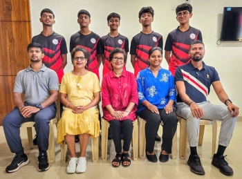 ﻿Rosary HS Tiswadi U-17 Sepaktakraw champs