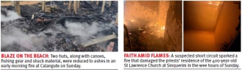 Twin blazes rock Calangute-Candolim belt