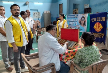﻿242 benefit from free eye   check-up at Agonda