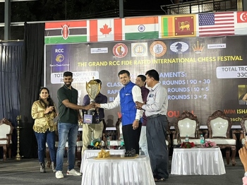 ﻿IM Nitish Belurkar wins 24th RCC International Rapid Chess title