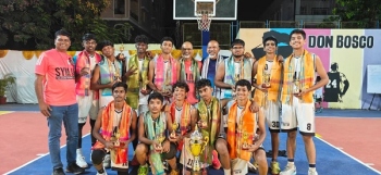 ﻿Salesian Panjim province basketball team runners-up at national event