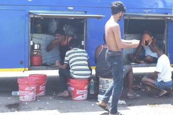 ﻿Bus stand or mess? Margao locals fume