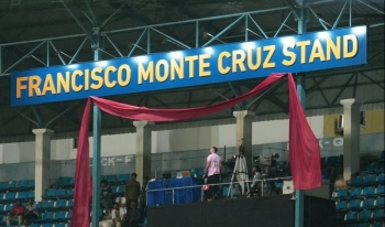 ﻿Monte Cruz immortalised at Fatorda Stadium