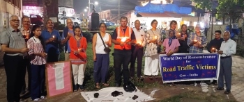 Candlelight vigil calls for safer roads as Margao citizens remember victims