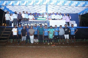 St Sebastiao YC clinch 20th Velim Panchayat Cup