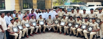 MLA fetes Mormugao police for cracking Baina dacoity case