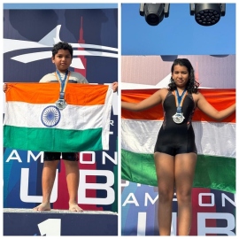 ﻿Jagdale siblings earn medals at International open-water meet in Dubai