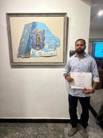 Goan artist Sunil Shirodkar wins third prize at Fundação Oriente exhibition