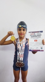 Aradhya Borkar bags multiple medals