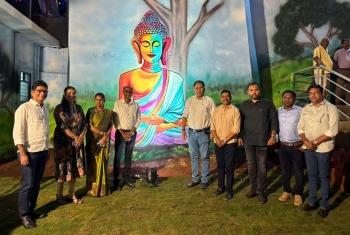 Pilerne VP opens herbal garden, mini   amphitheatre at Porvorim