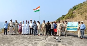 Tricolour unfurled across islands in Arabian Sea ahead of R-Day
