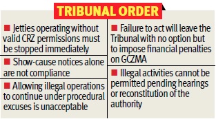 NGT puts GCZMA on notice over illegal jetties