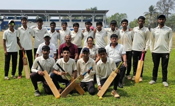 Sharda HS Boys, SKK girls clinch south district cricket titles