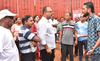 Sarpanch bows to agitators, stop-work notice issued to Curtorim mega project