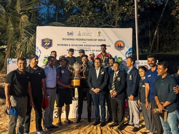 Indian Navy wins overall title at inaugural beach sprint c'ship
