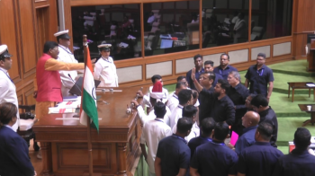 Assembly adjourned thrice over disallowed Bills