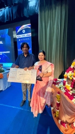 Goa University Asst Professor Dr Gawas conferred   'Rising Researcher Award' by IIITM Gwalior