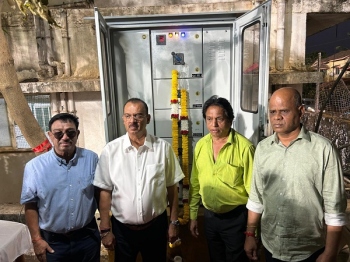 New floodlights at GCA ground